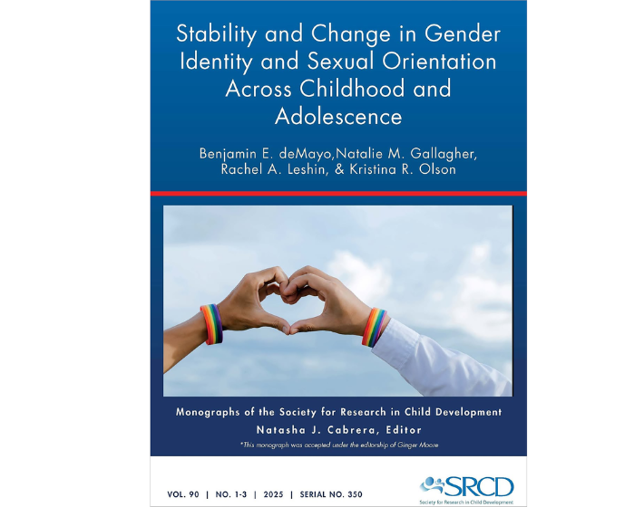 Cover of Rcent Monographs of the Society for Research in Child Development Issuew