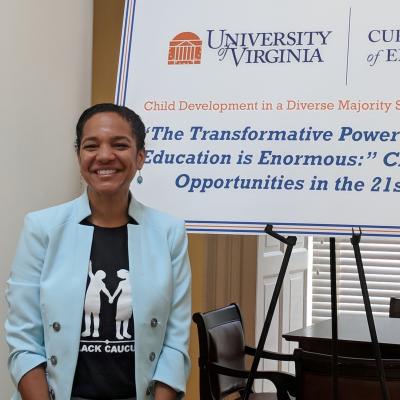 Joanna Lee Williams, Ph.D. at the Diverse Majority Lecture in UVA, July 2018