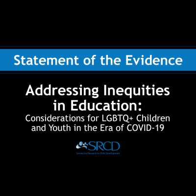 Addressing Inequities in Education: Considerations for LGBTQ+ Children and Youth in the Era of COVID-19 logo