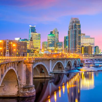 Skyline of Minneapolis MN