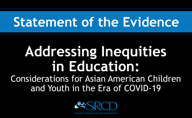 Addressing Inequities in Education: Considerations for Asian American Children and Youth in the Era of COVID-19 logo