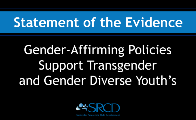 Gender-Affirming Policies Support Transgender and Gender Diverse Youth’s Health logo